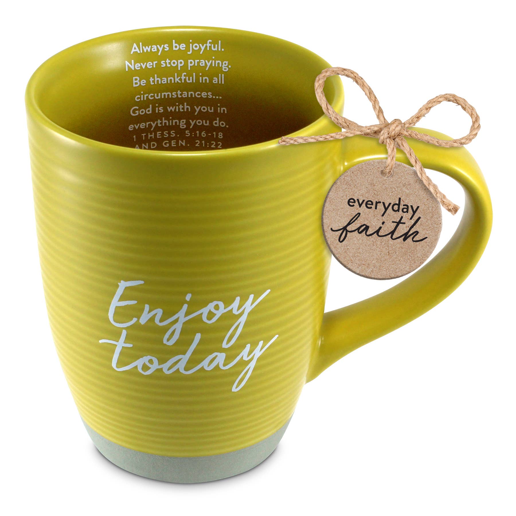 LCP Coffee Mug Enjoy Today Mustard Yellow 1 LCP Coffee Mug Enjoy Today Mustard Yellow