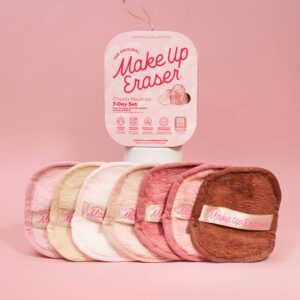 Spongelle Sweet Cheeks MakeUp Eraser 7-Day Set | Blush/Pink Neutrals