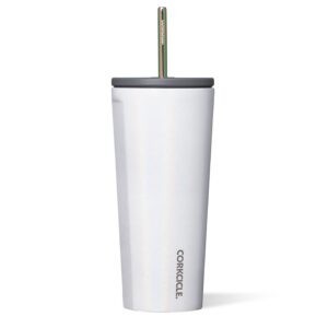 Corkcicle 24 oz White Tumbler without Handle (Unicorn Magic)