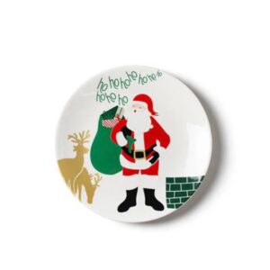 Happy Everything Christmas in the Village Rooftop Salad Plate