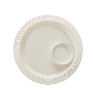 Nora Fleming Melamine Pinestripe Chip and Dip Platter