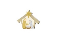Happy Everything Decorative Holiday Mini Attachments (The Neutral Nativity)