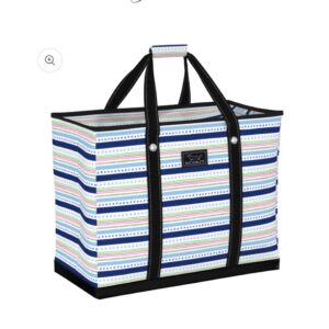 SCOUT Original Deano Tote Large - Durable Lightweight Open Top Beach, Pool & Lake Bag, Inside Zip Pocket, Folds Flat
