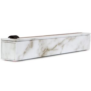 ChicWrap Carrara Marble Parchment Dispenser with 15 30 Grade parchment Paper