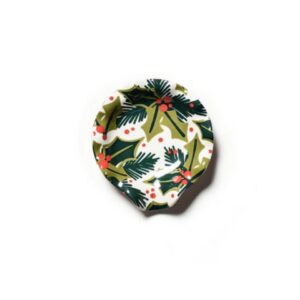 Happy Everything Holly Ruffle Spoon Rest