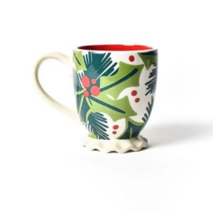 Happy Everything Holly Ruffle Mug