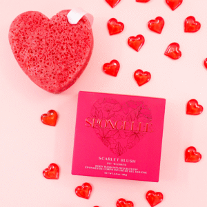Spongelle Scarlet Blush Heart Buffer | Valentines Day Gifts