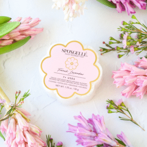 Spongelle French Lavender Daisy Spongette | Soap Sponge | Soap Buffer