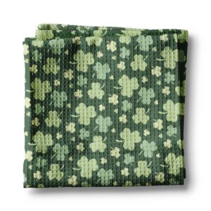 Shamrock Irish Kitchen Towel St Patrick's Day Decor Lucky