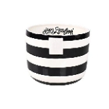 Happy Everything Black Stripe Mini Bowl