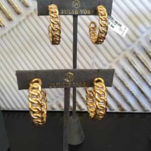 Julie Vos Dolce Hoop Gold