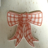 Happy Everything Mini Pink Gingham Bow