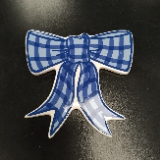 Happy Everything Mini Blue Gingham Bow