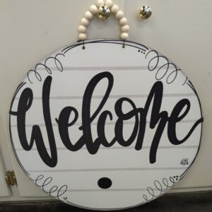 DK Shiplap "Welcome" Hanger + Mini