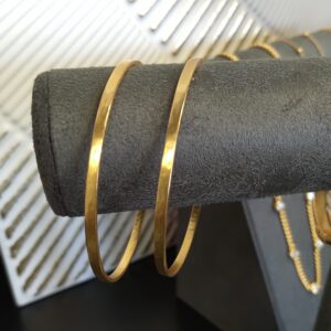 Julie Vos Crescent Bangle Medium