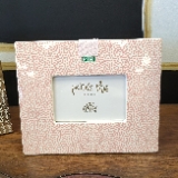 Happy Everything Pink Small Dot Mini Rectangle Frame