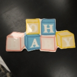 Happy Everything Baby Blocks Attachment