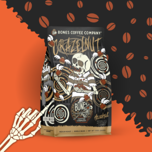 Bones Crazelnut Flavored Coffee | 12oz | Whole Bean & Ground