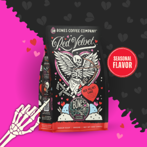 Bones Red Velvet Flavored Coffee | Valentine's Day | Galentine's