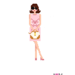 Jennifer Vallez Jackie O Needlepoint Canvas