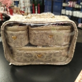 PurseN Trio Jet Setter Glimmer Leopard