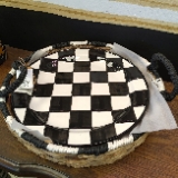 Mud Pie Basket 1 1/2 " X 11 3/4 Dia Bistro Woven Platter Set