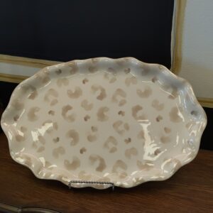 Mud Pie Leopard Platter