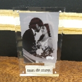 Mud Pie Acrylic Plaque Mr Mrs Frame; 8 1/4 " x 5 "