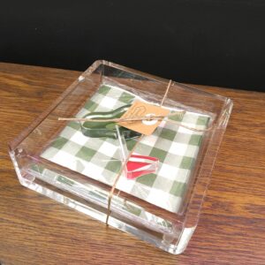 Mud Pie Golf Acrylic Napkin Holder