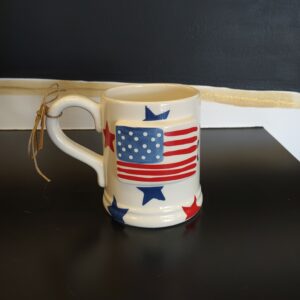 Mud Pie American Flag Mug