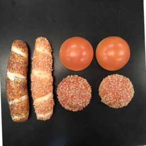 6 Piece Assorted Breads Fake Food
