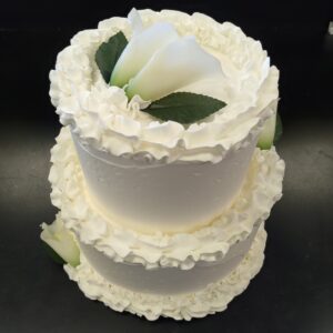 Two Tier Wedding Cake