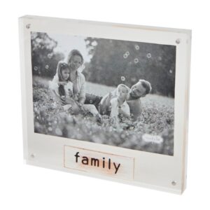 Mud Pie Acrylic Family Plaque Frame; 7 " x 7 "