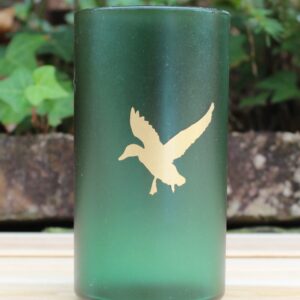Bentley 16 Oz Green/gold Duck Glassware