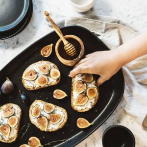 Stoneware Serving Platter - Long