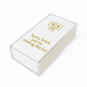 Guest Towel Napkins, Hurry Back Mahjong