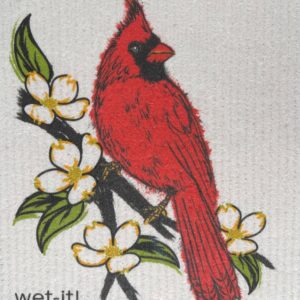 Wet It Red Cardinal Swedish Cloth