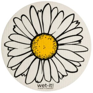 Daisy Round Swedish Cloth