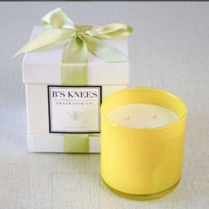 B's Knees Punta Mita 3-wick Yellow Candle