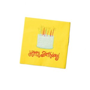 Happy Everything Sparkle Cake Cocktail Napkins Set of 20