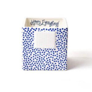 Happy Everything Indigo Small Dot Small Mini Nesting Cube