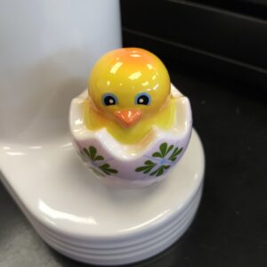 Nora Fleming one Cool Chick (Chick in Egg) A410 Hand-Painted Ceramic Easter Décor