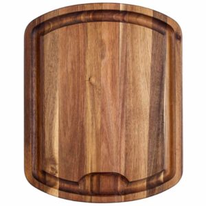 Totally Bamboo Rock & Branch Acacia Wood Carving Board