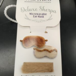 Warmies Eye Mask Brown Sherpa