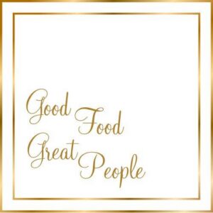 Maven Home Linen-Feel Cocktail Napkins, Good Food