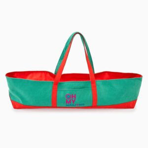 Oh My Mahjong Teal Mat Storage Bag