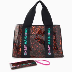 Oh My Mahjong Tortoise Beach Bag