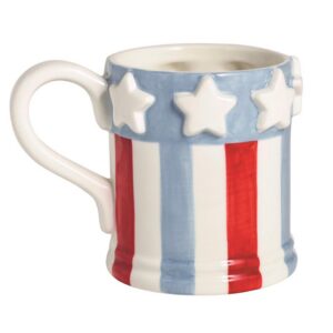 Mud Pie Americana Stars Mug