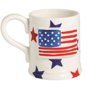 Mud Pie American Flag Mug