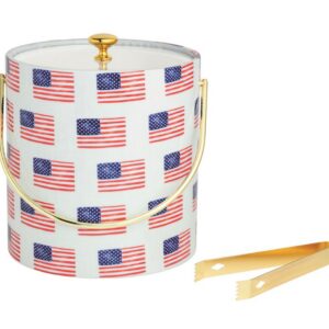 Mud Pie American Flag Ice Bucket